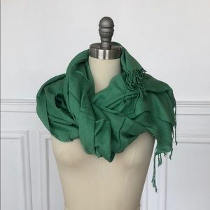 Green scarf